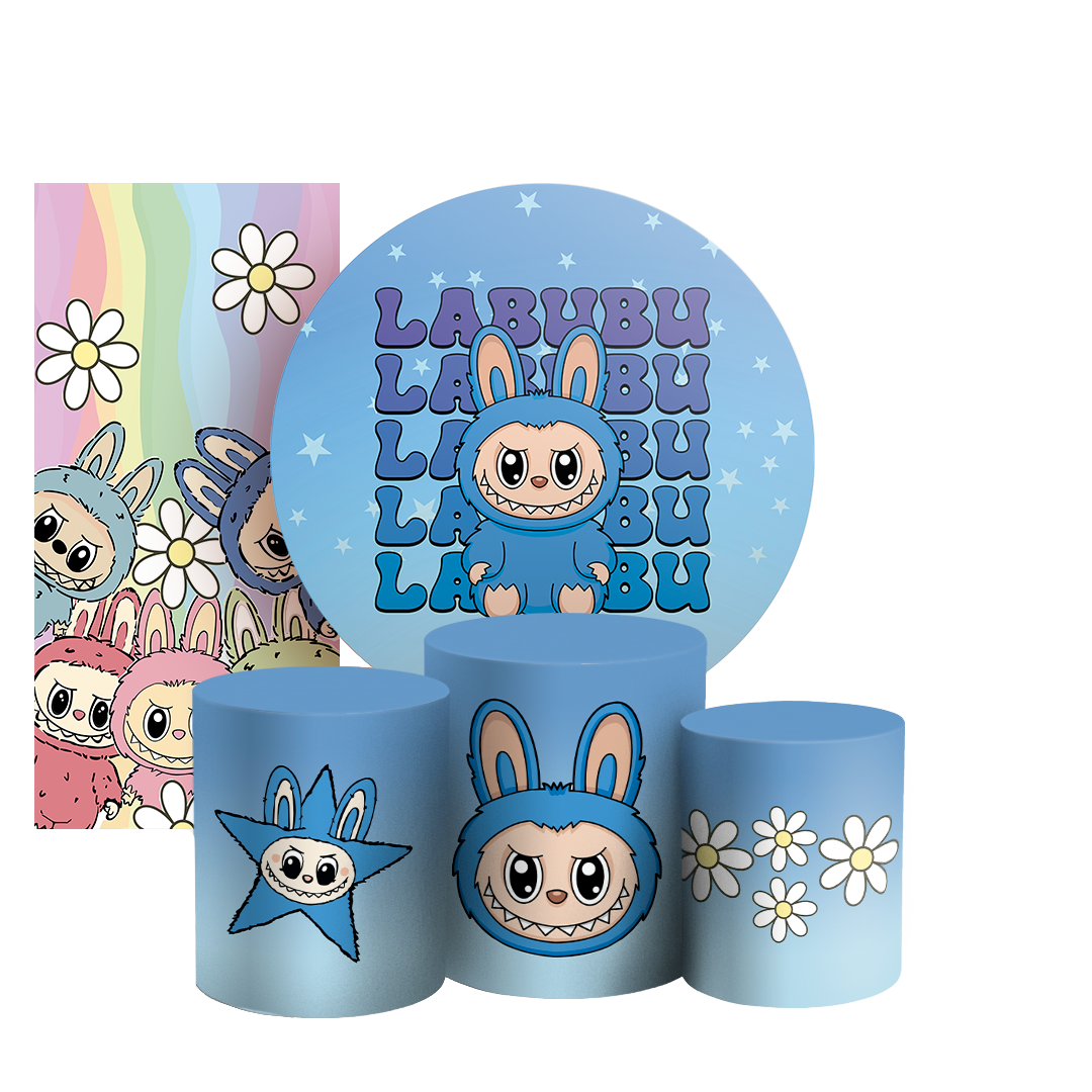 Arte Digital Painel de Festa - Labubu 805040