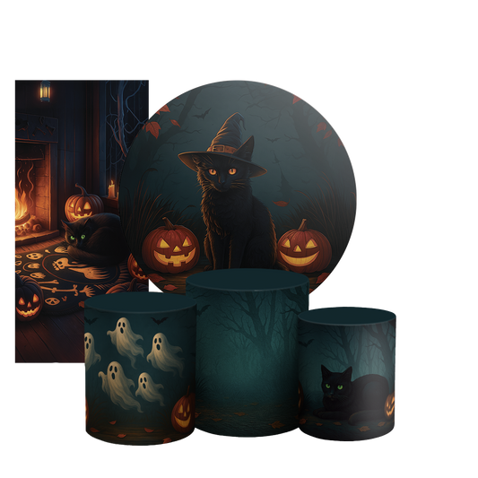 Arte Digital Painel de Festa - Dia Das Bruxas Halloween 805061