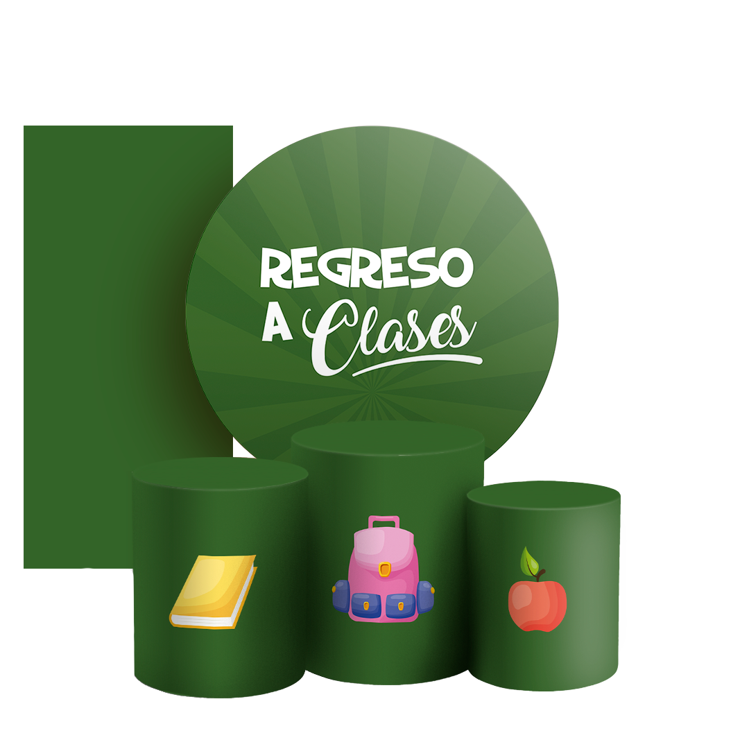 Arte Digital Painel de Festa - Regreso a Clases ES 805068