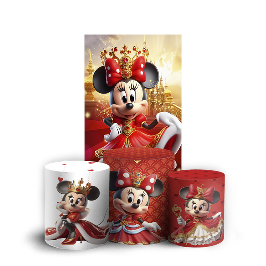 Arte Digital Painel de Festa - Minnie 805096