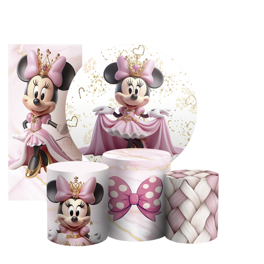 Arte Digital Painel de Festa - Minnie 805097