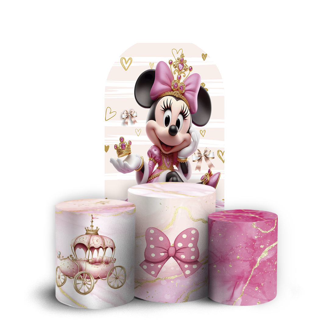 Arte Digital Painel de Festa - Minnie 805098