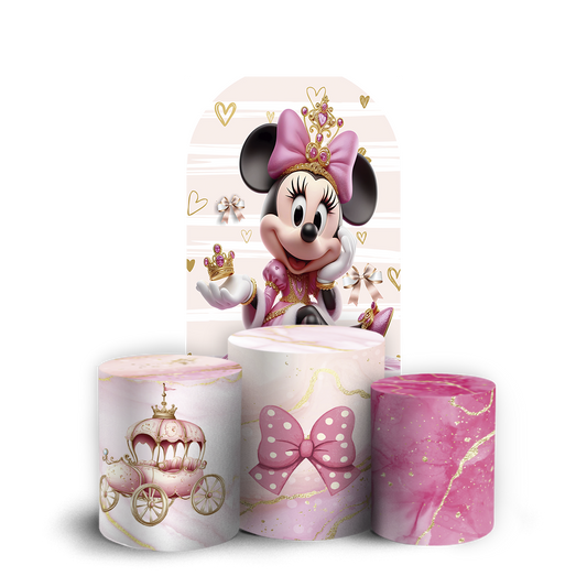 Arte Digital Painel de Festa - Minnie 805098
