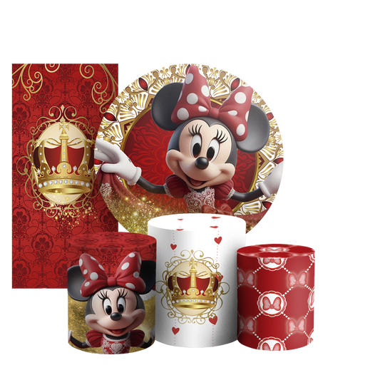 Arte Digital Painel de Festa - Minnie 805101