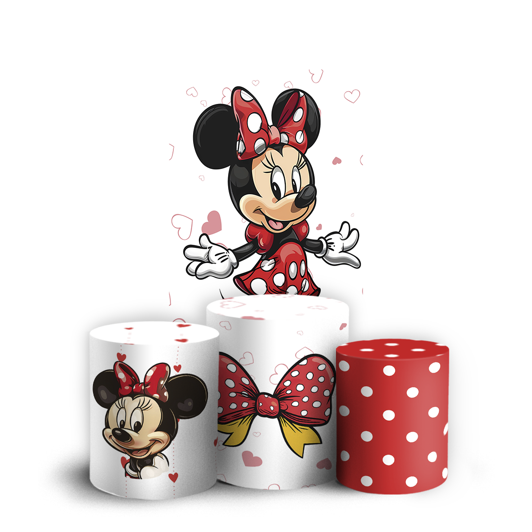 Arte Digital Painel de Festa - Minnie 805102