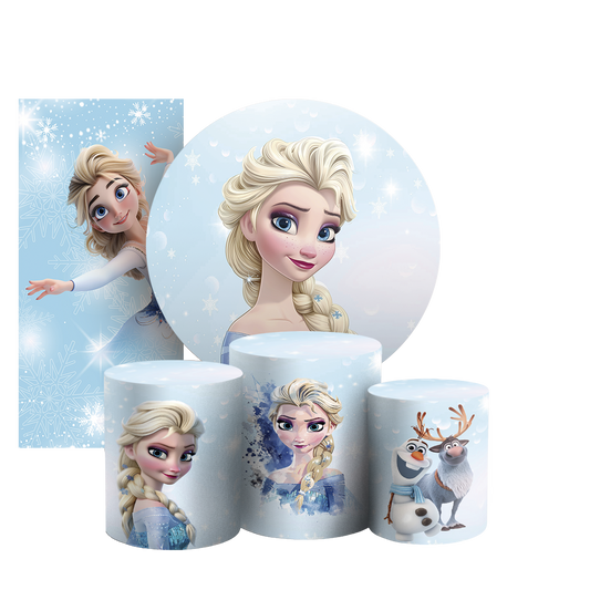 Arte Digital Painel de Festa - Frozen 805236