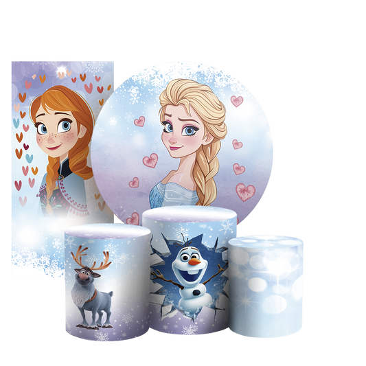 Arte Digital Painel de Festa - Frozen 805237