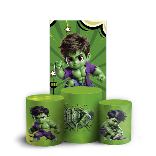 Arte Digital Painel de Festa - Hulk 805241
