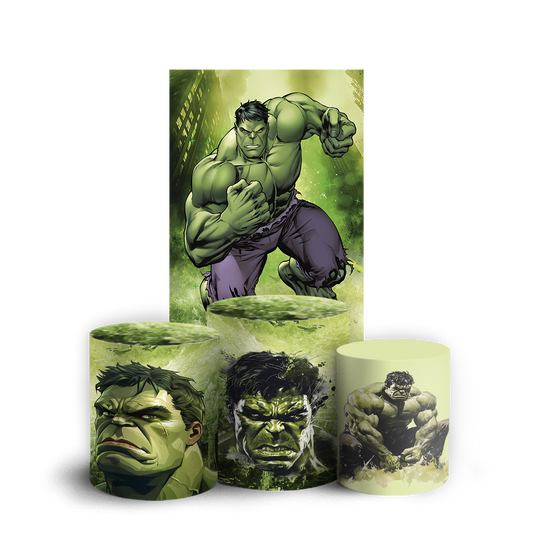 Arte Digital Painel de Festa - Hulk 805242