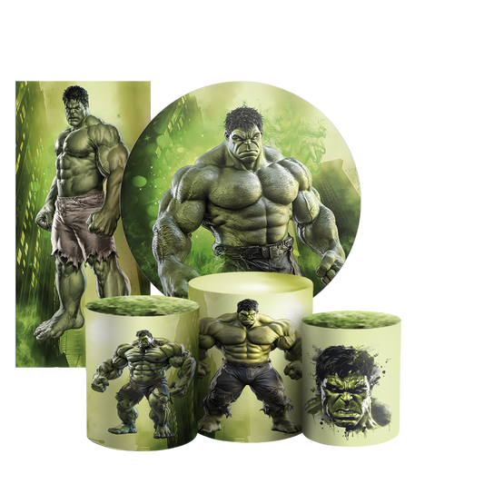 Arte Digital Painel de Festa - Hulk 805243