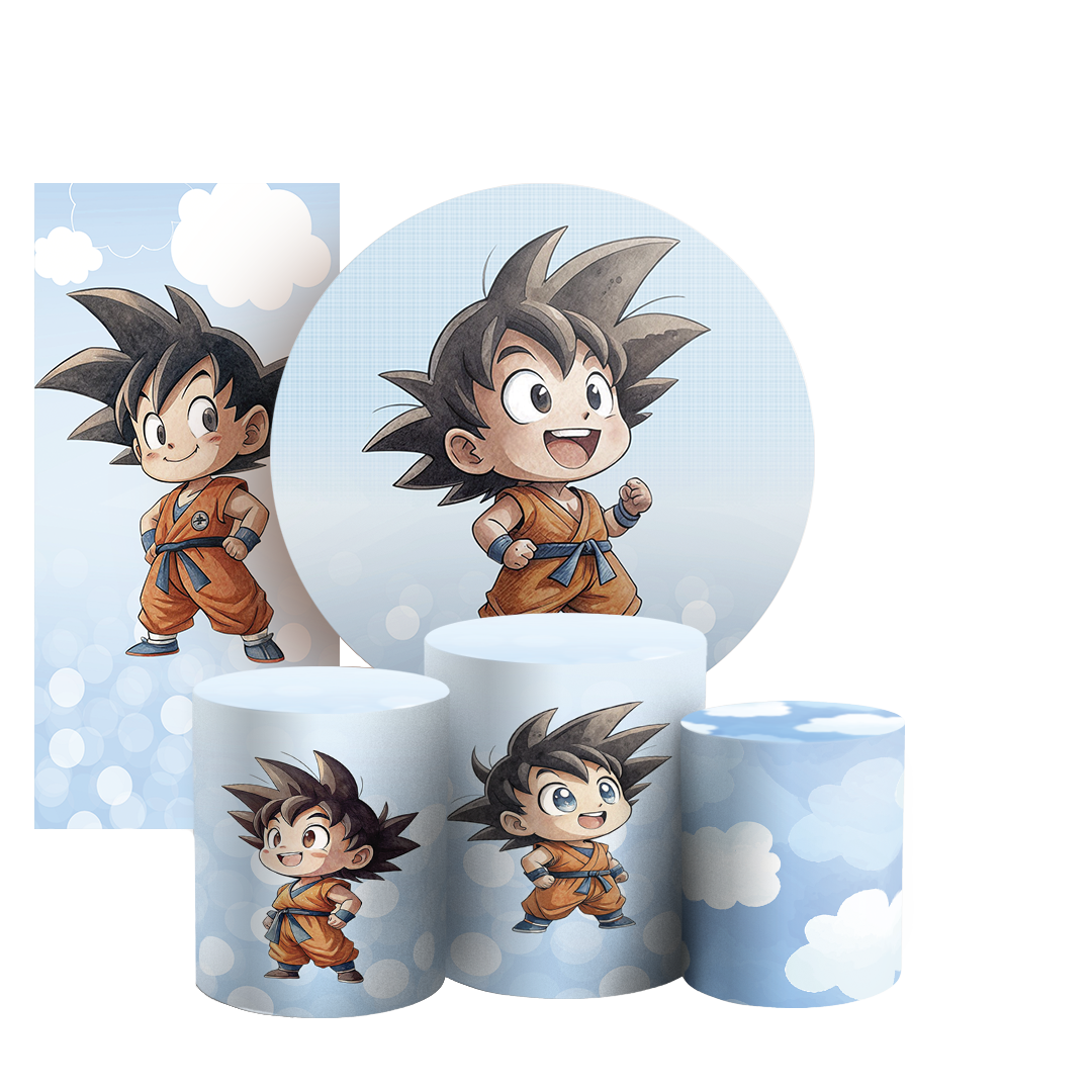 Arte Digital Painel de Festa - Dragon Ball 805272