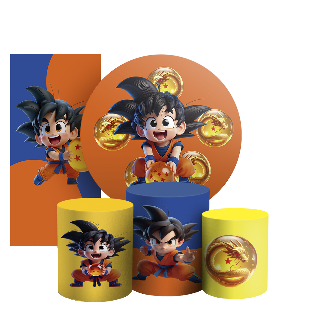 Arte Digital Painel de Festa - Dragon Ball 805273