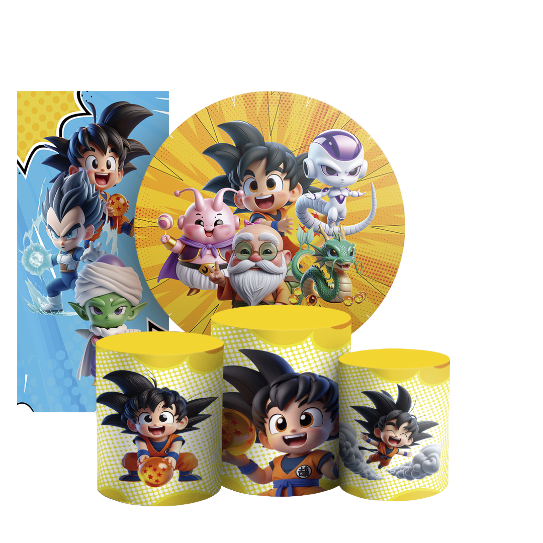 Arte Digital Painel de Festa - Dragon Ball 805274