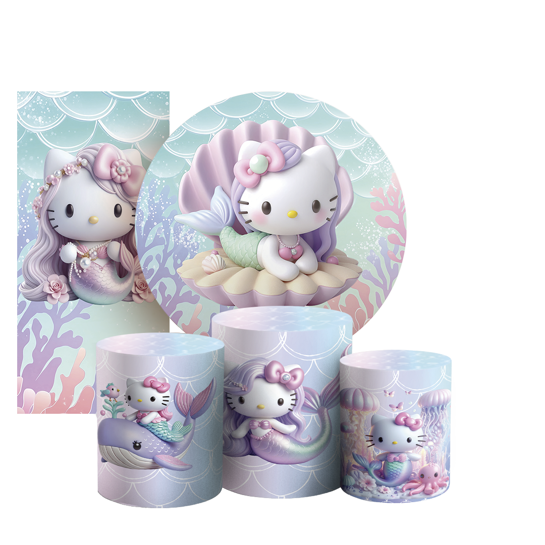 Arte Digital Painel de Festa - Hello Kitty 805280