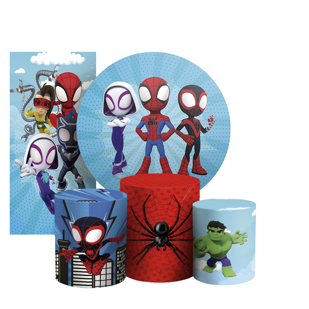 Arte Digital Painel de Festa - Homem Aranha Miles Morales 805283