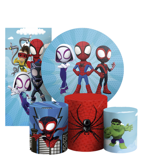 Arte Digital Painel de Festa - Homem Aranha Miles Morales 805283