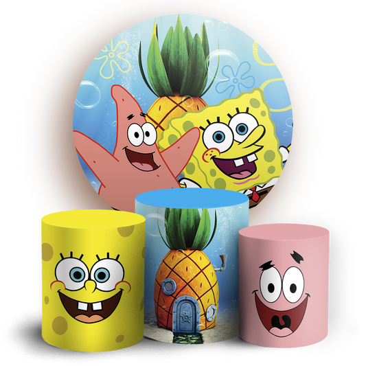Arte Digital Painel de Festa - Bob Esponja 805422