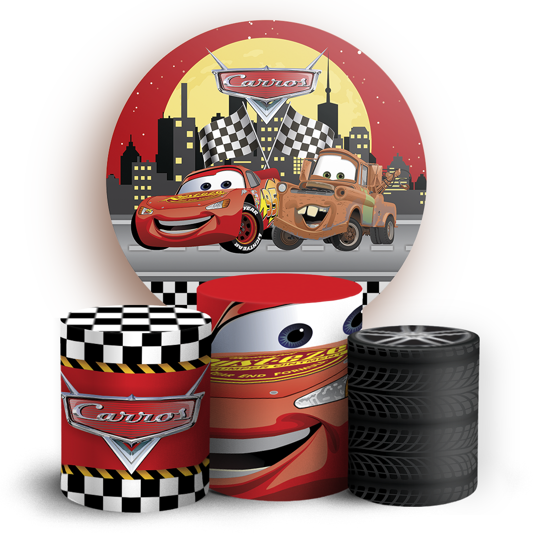 Arte Digital Painel de Festa - Carros 805423