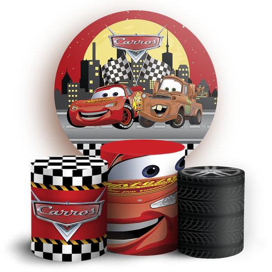 Arte Digital Painel de Festa - Carros 805423