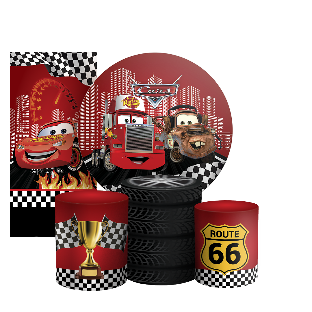Arte Digital Painel de Festa - Carros 805425