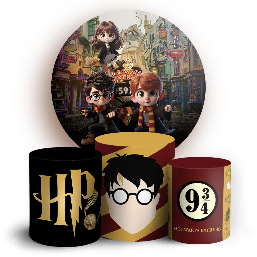 Arte Digital Painel de Festa - Harry Potter 805431