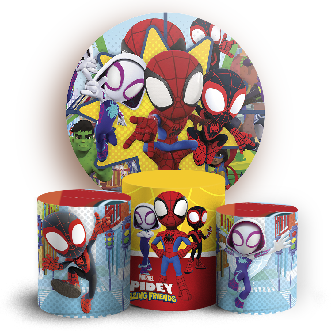 Arte Digital Painel de Festa - Homem Aranha 805434