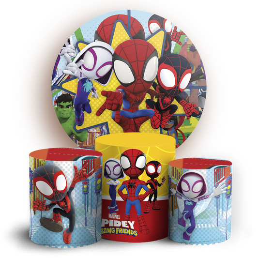 Arte Digital Painel de Festa - Homem Aranha 805434