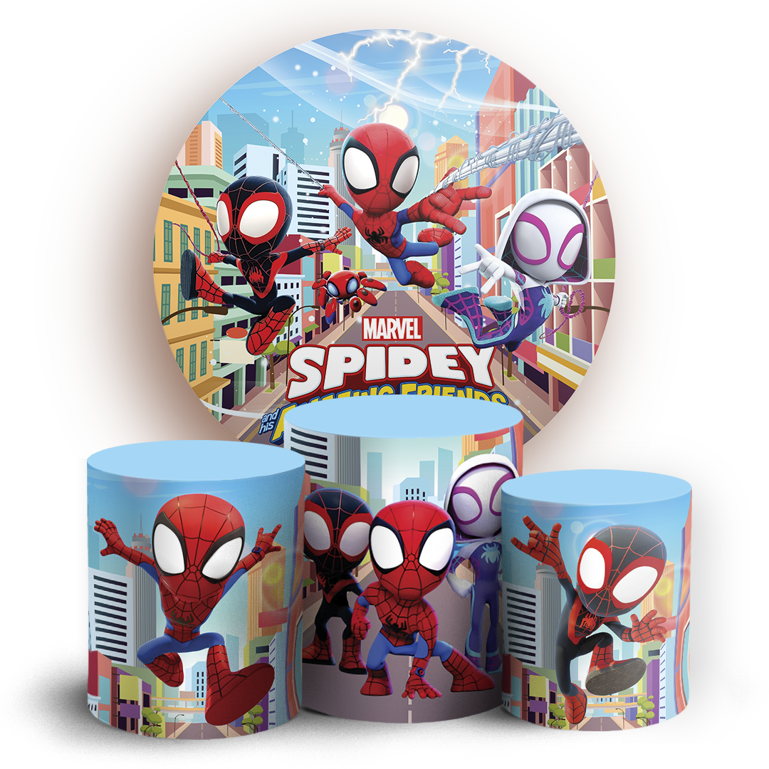 Arte Digital Painel de Festa - Homem Aranha 805435