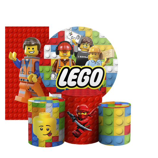 Arte Digital Painel de Festa - Lego 805452