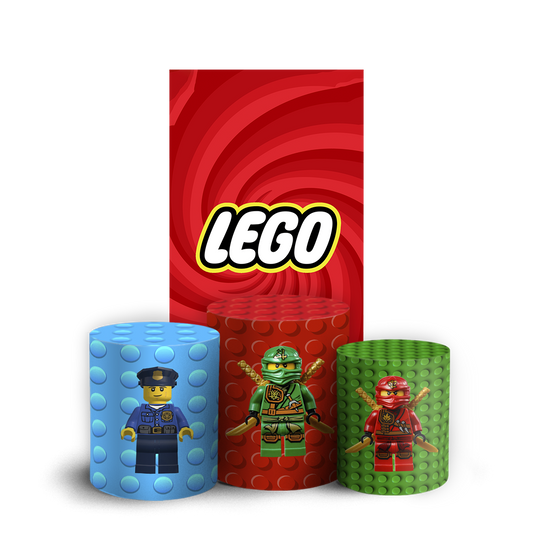 Arte Digital Painel de Festa - Lego 805454