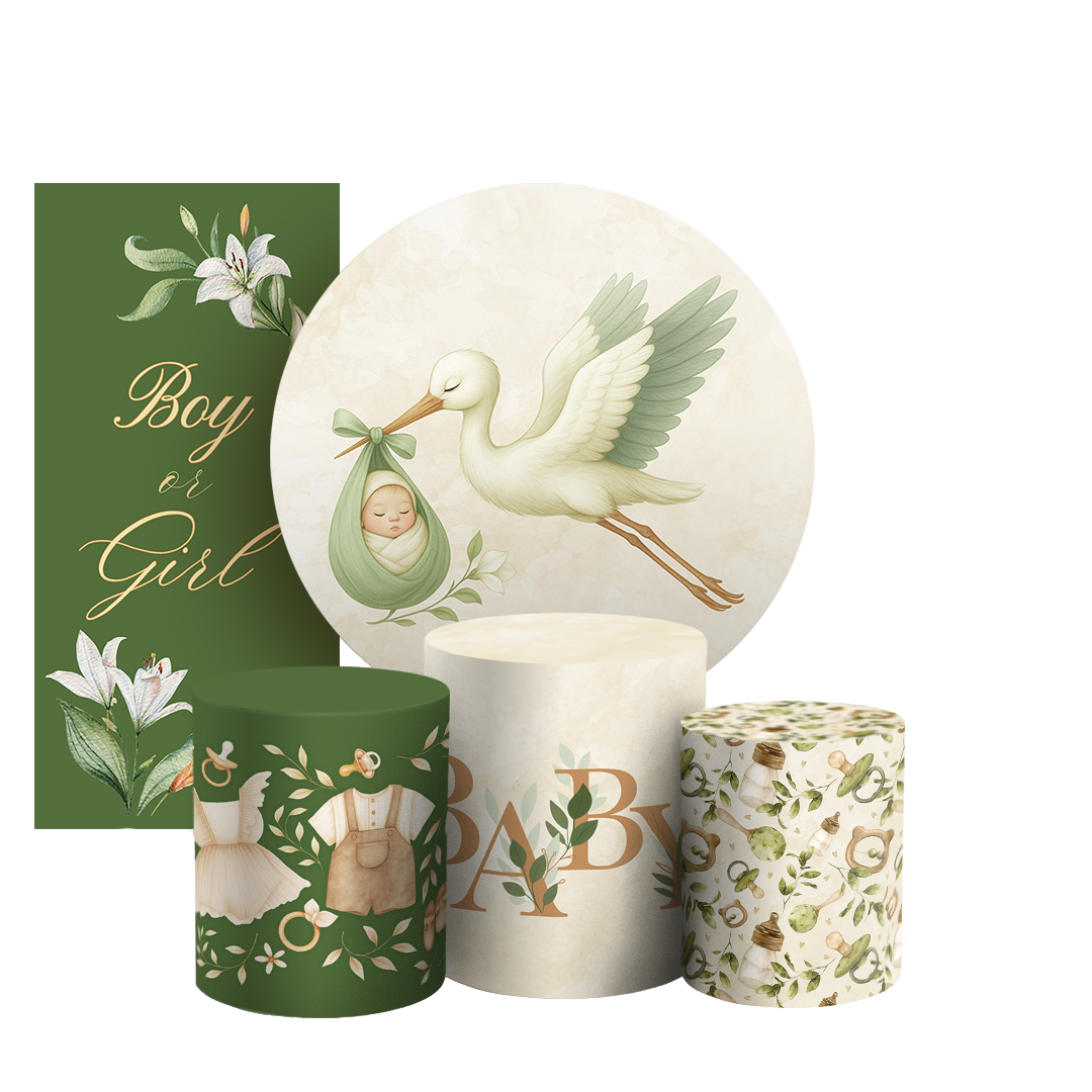 Arte Digital Painel de Festa - Chá Revelação 805476