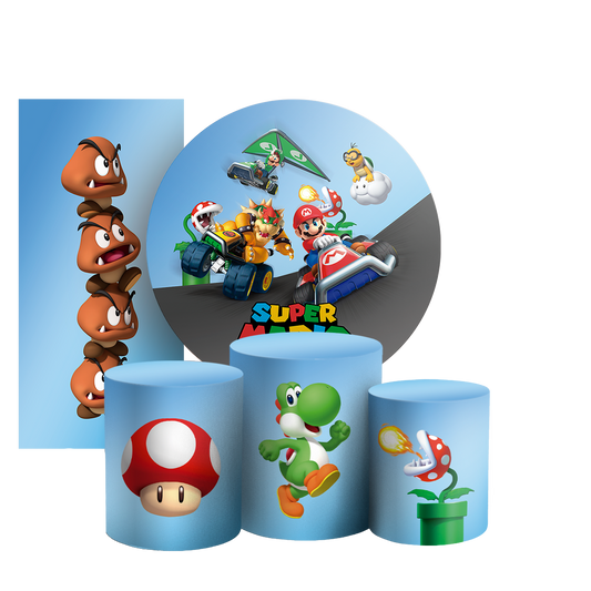 Arte Digital Painel de Festa - Super Mario 805542