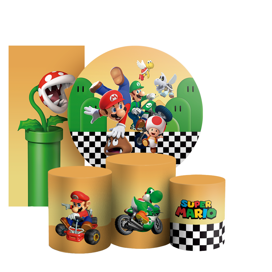 Arte Digital Painel de Festa - Super Mario 805543