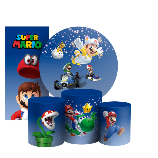 Arte Digital Painel de Festa - Super Mario 805544