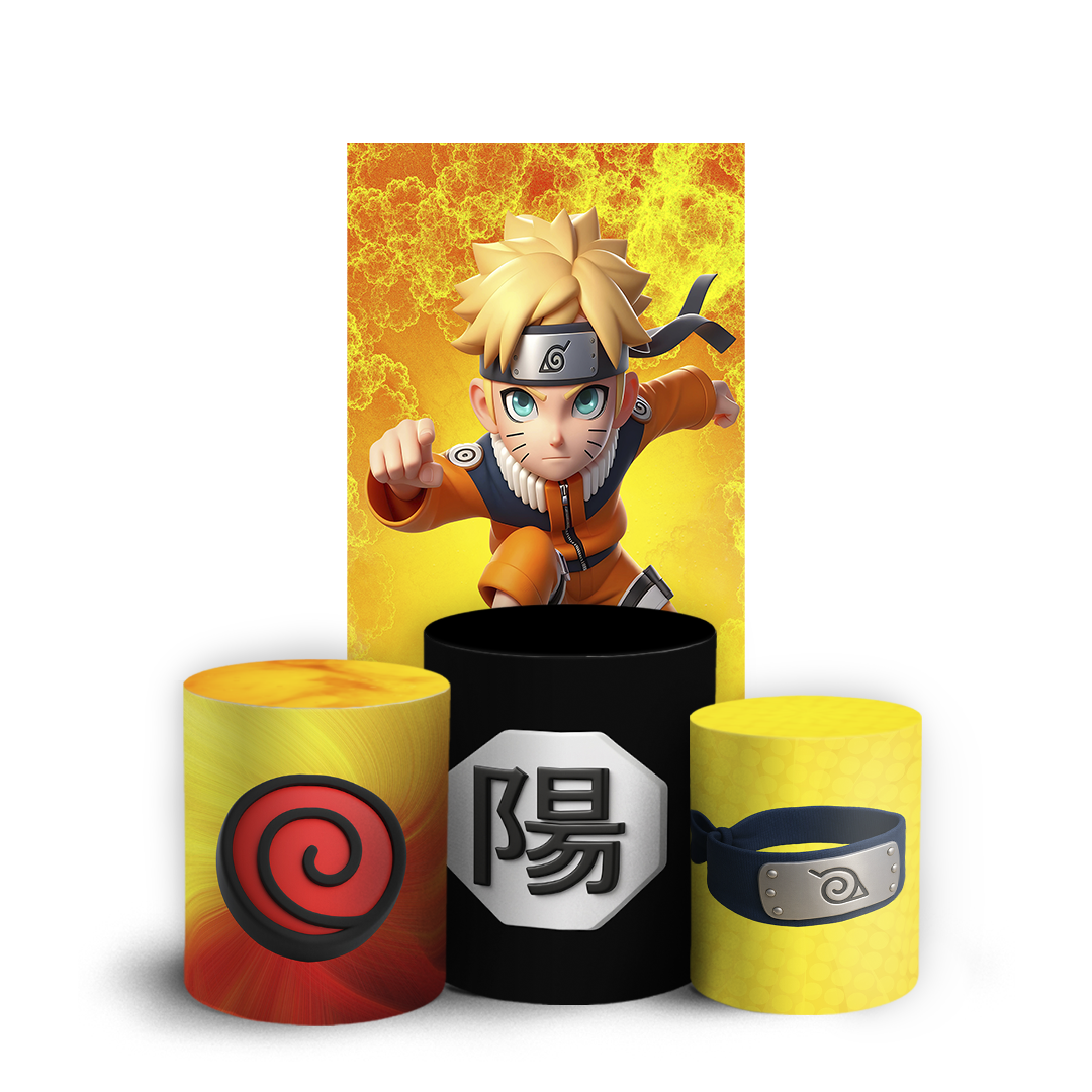 Arte Digital Painel de Festa - Naruto 805560