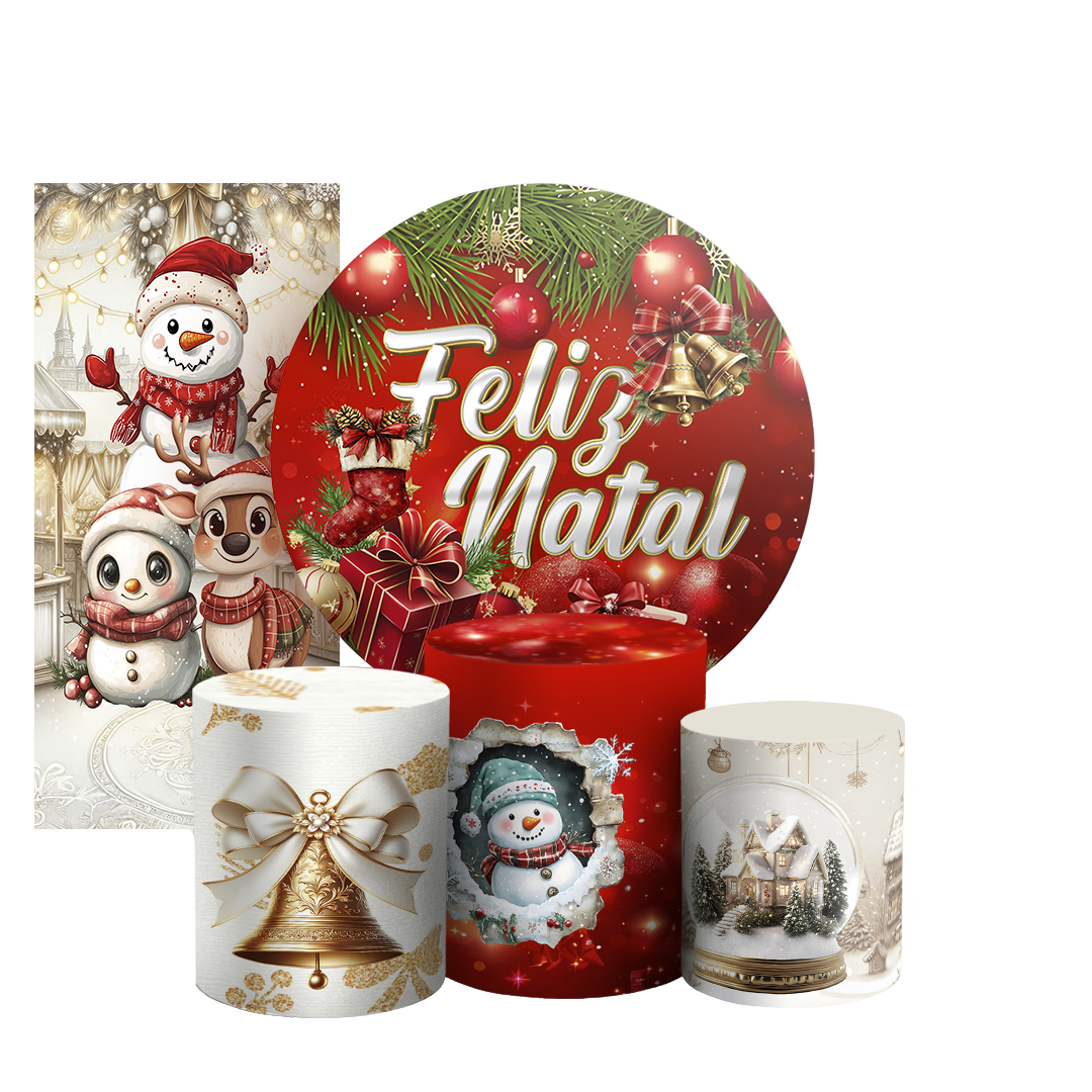 Arte Digital Painel de Festa - Natal 805561