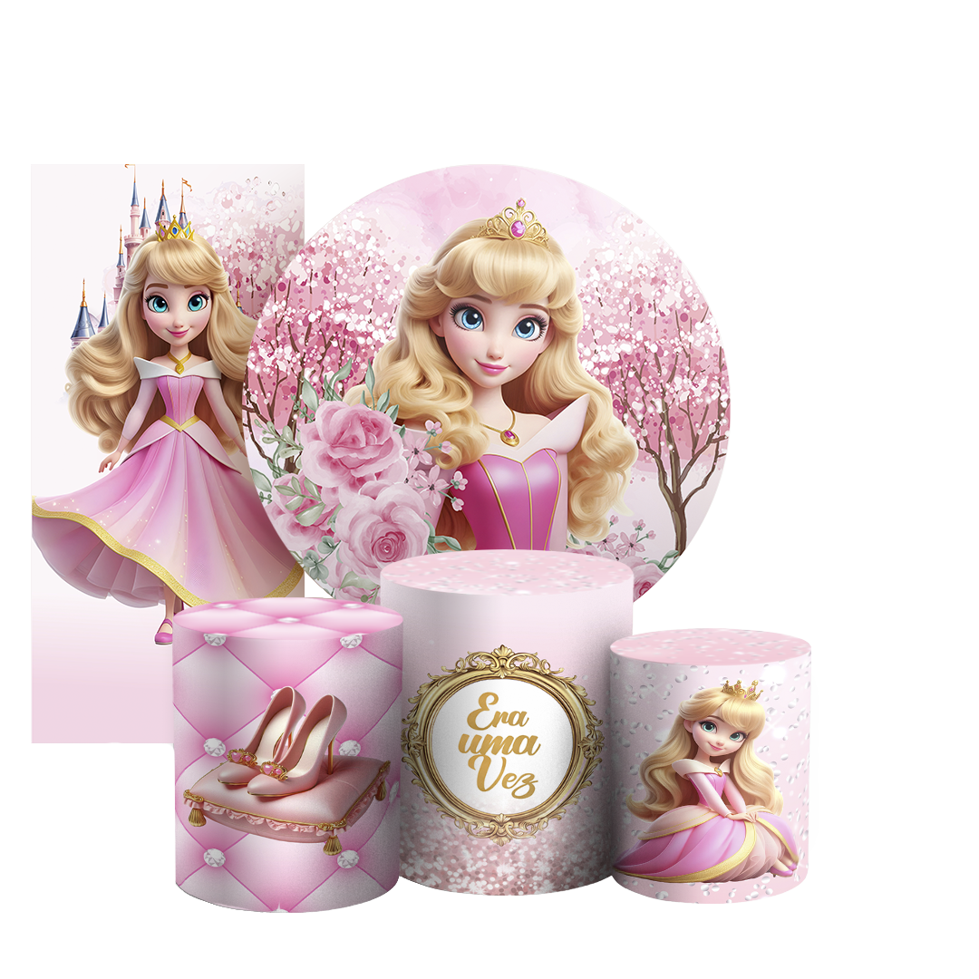 Arte Digital Painel de Festa - Princesa Aurora 805582