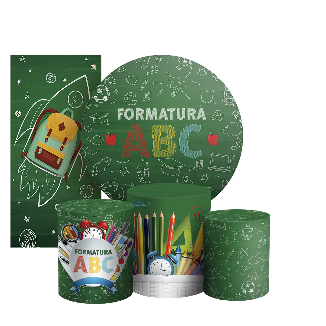 Arte Digital Painel de Festa - Formatura ABC 805604