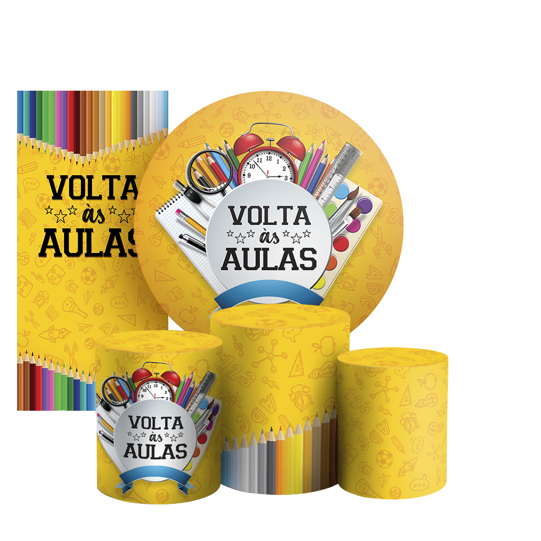 Arte Digital Painel de Festa - Volta as Aulas 805605