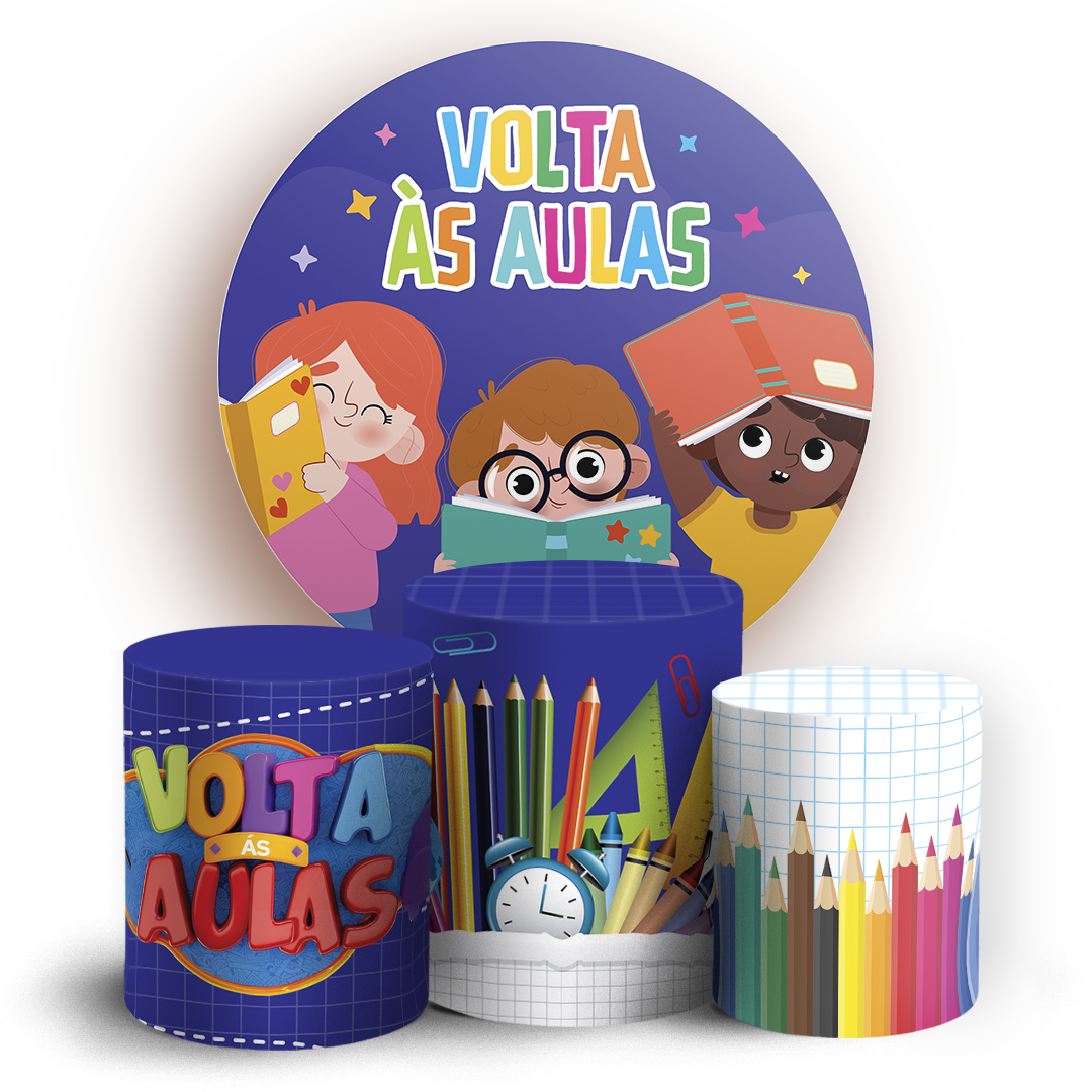 Arte Digital Painel de Festa - Volta as Aulas 805608