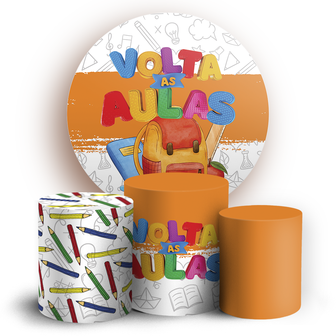 Arte Digital Painel de Festa - Volta as Aulas 805609