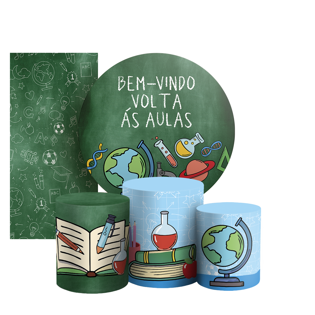 Arte Digital Painel de Festa - Volta as Aulas 805610