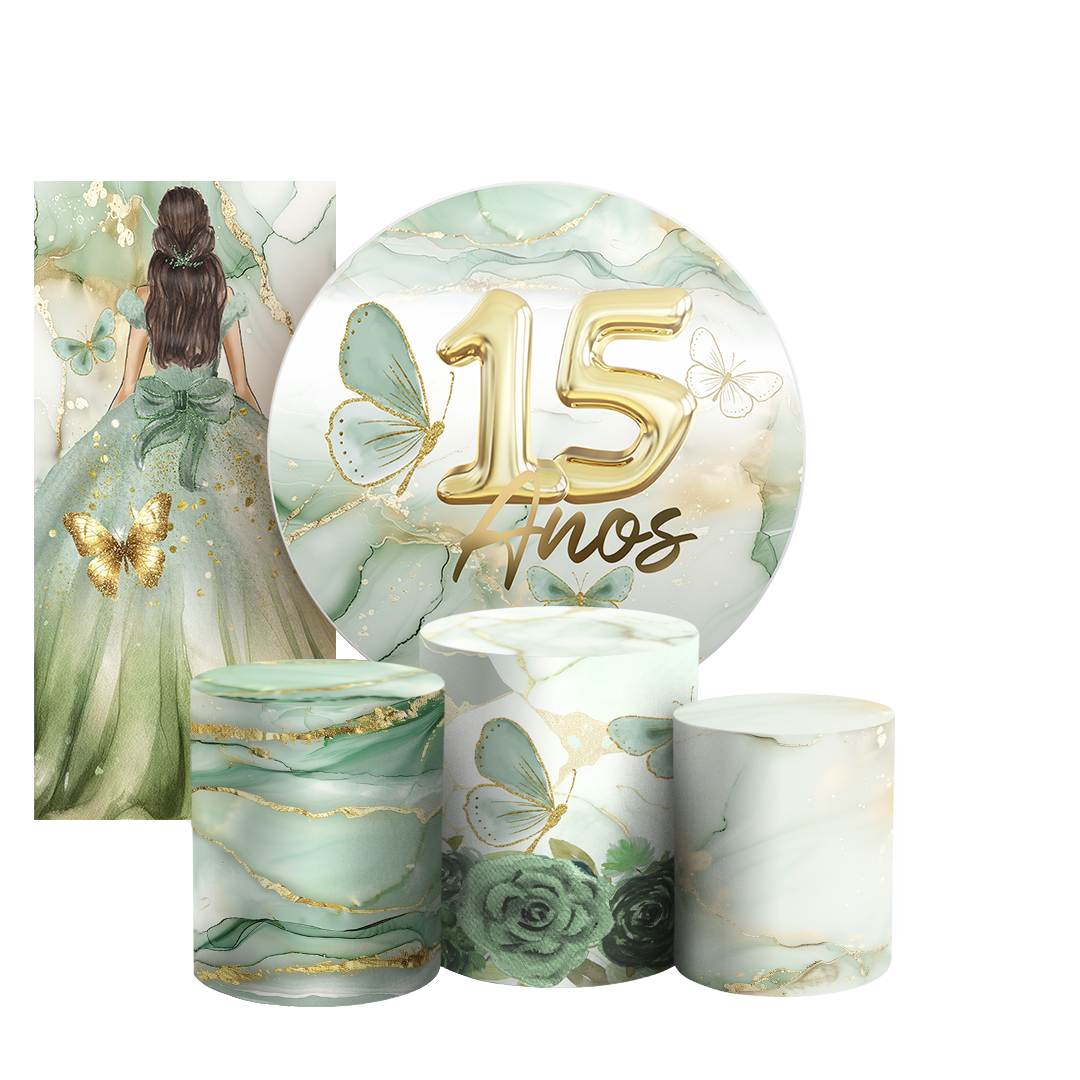 Arte Digital Painel de Festa - 15 Anos 805611