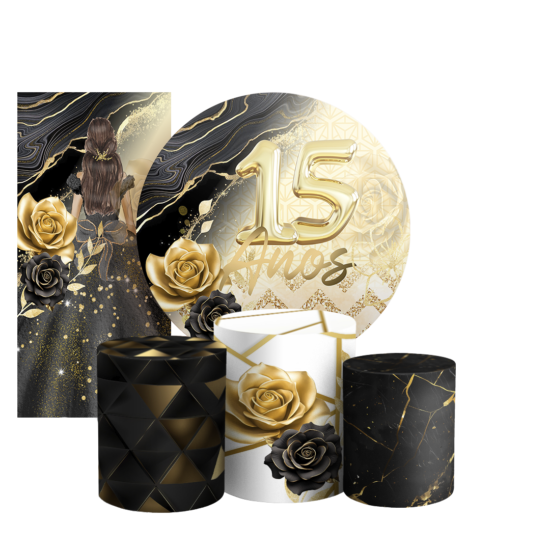 Arte Digital Painel de Festa - 15 Anos 805613