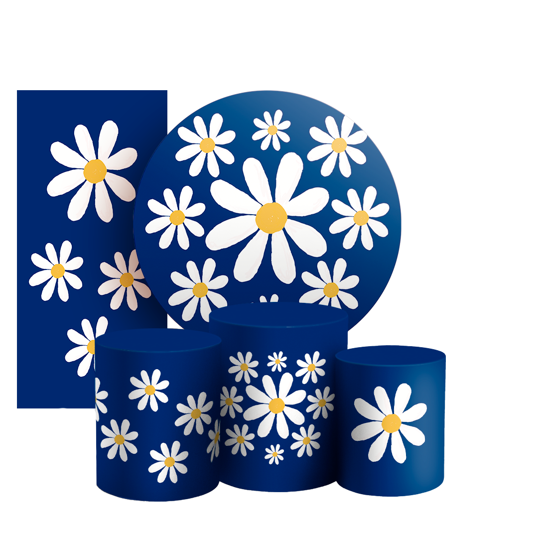 Arte Digital Painel de Festa - Flor Margarida 805711