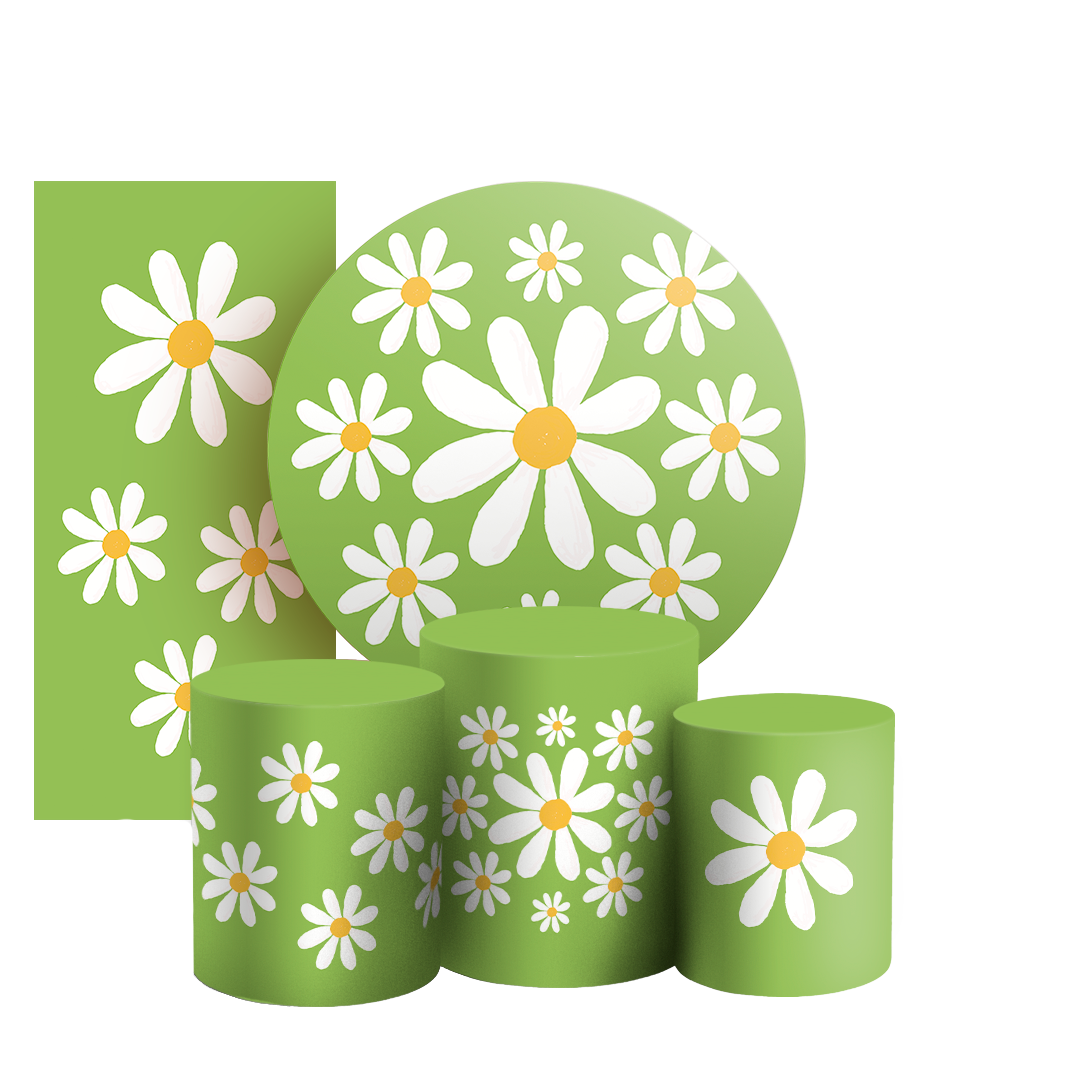 Arte Digital Painel de Festa - Flor Margarida 805715