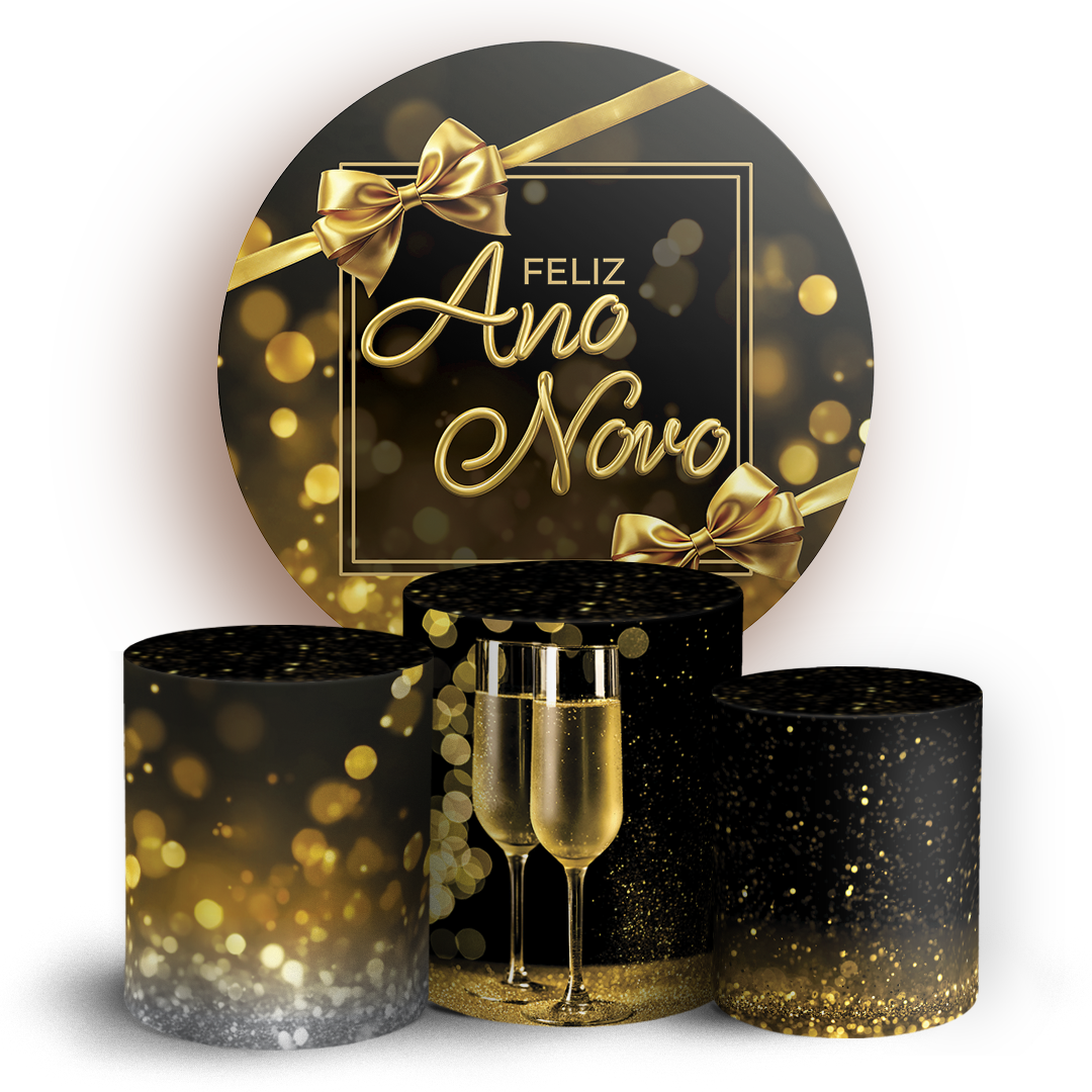 Arte Digital Painel de Festa - Ano Novo 805738