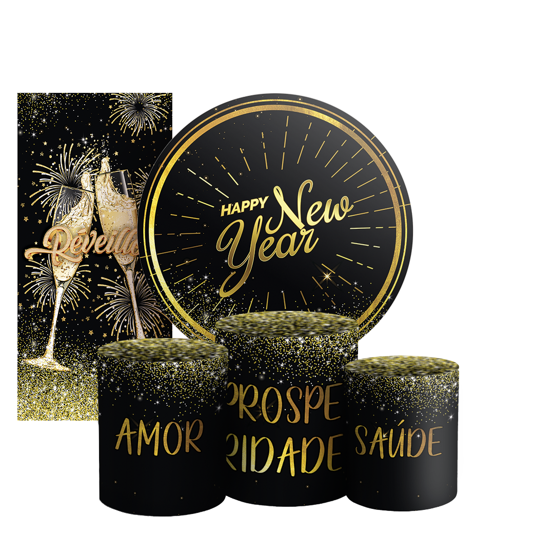 Arte Digital Painel de Festa - Ano Novo 805739