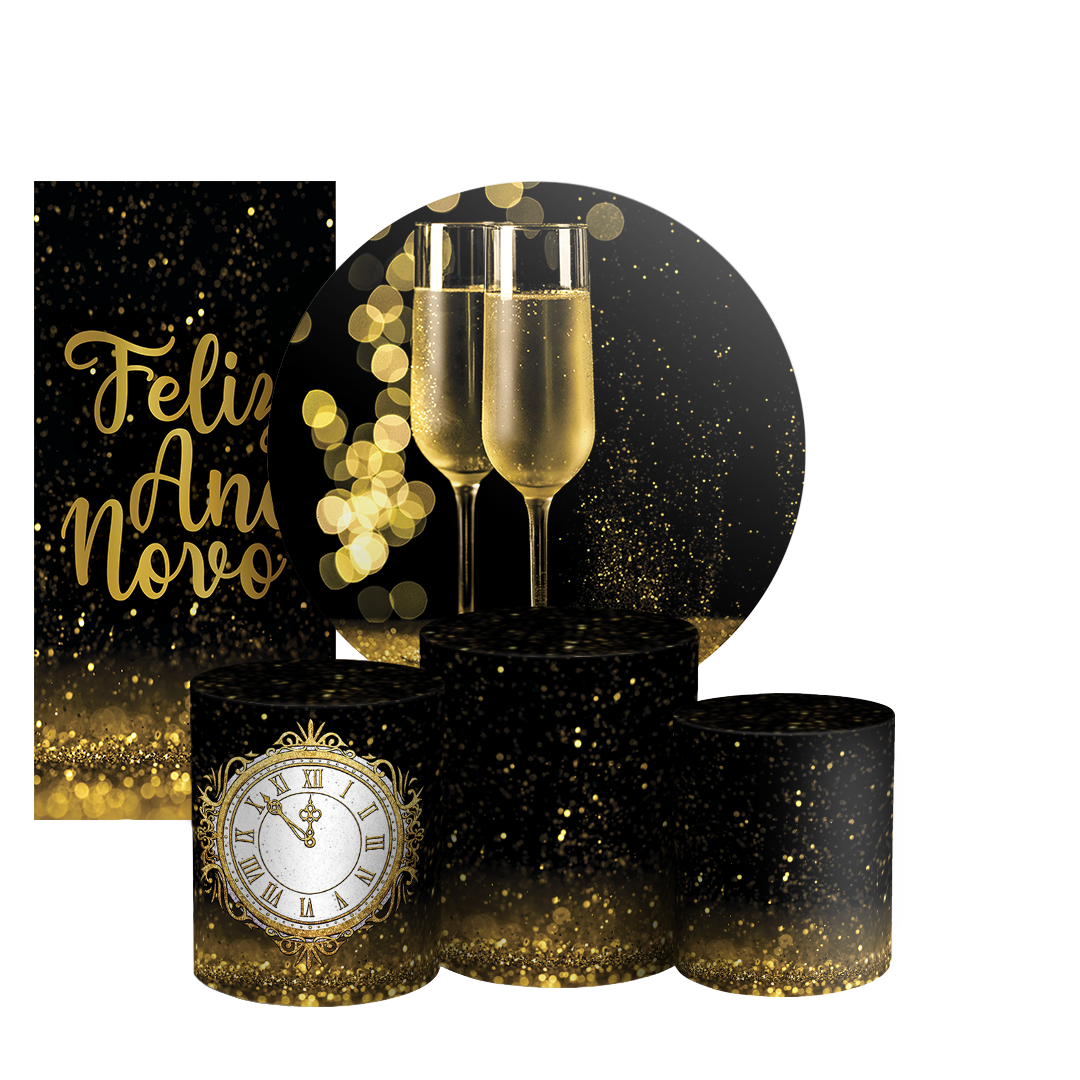 Arte Digital Painel de Festa - Ano Novo 805746