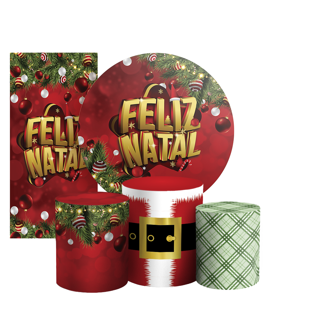 Arte Digital Painel de Festa - Natal 805749